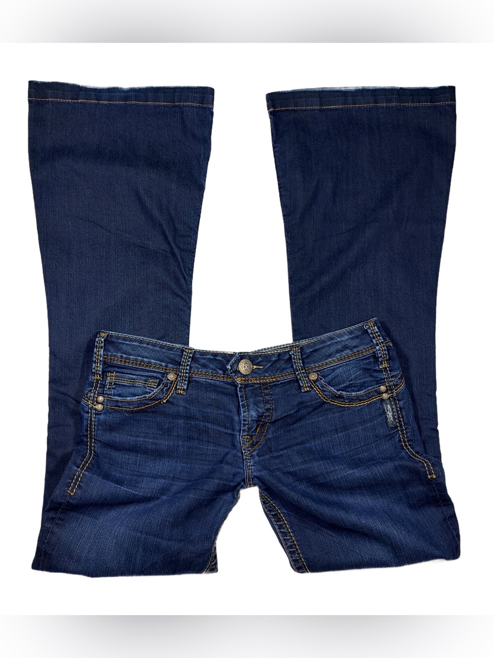 Vintage Low-rise Bootcut Silver Jeans